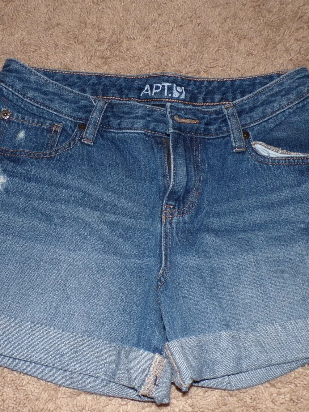 Apt. 9 Distressed Denim Shorts